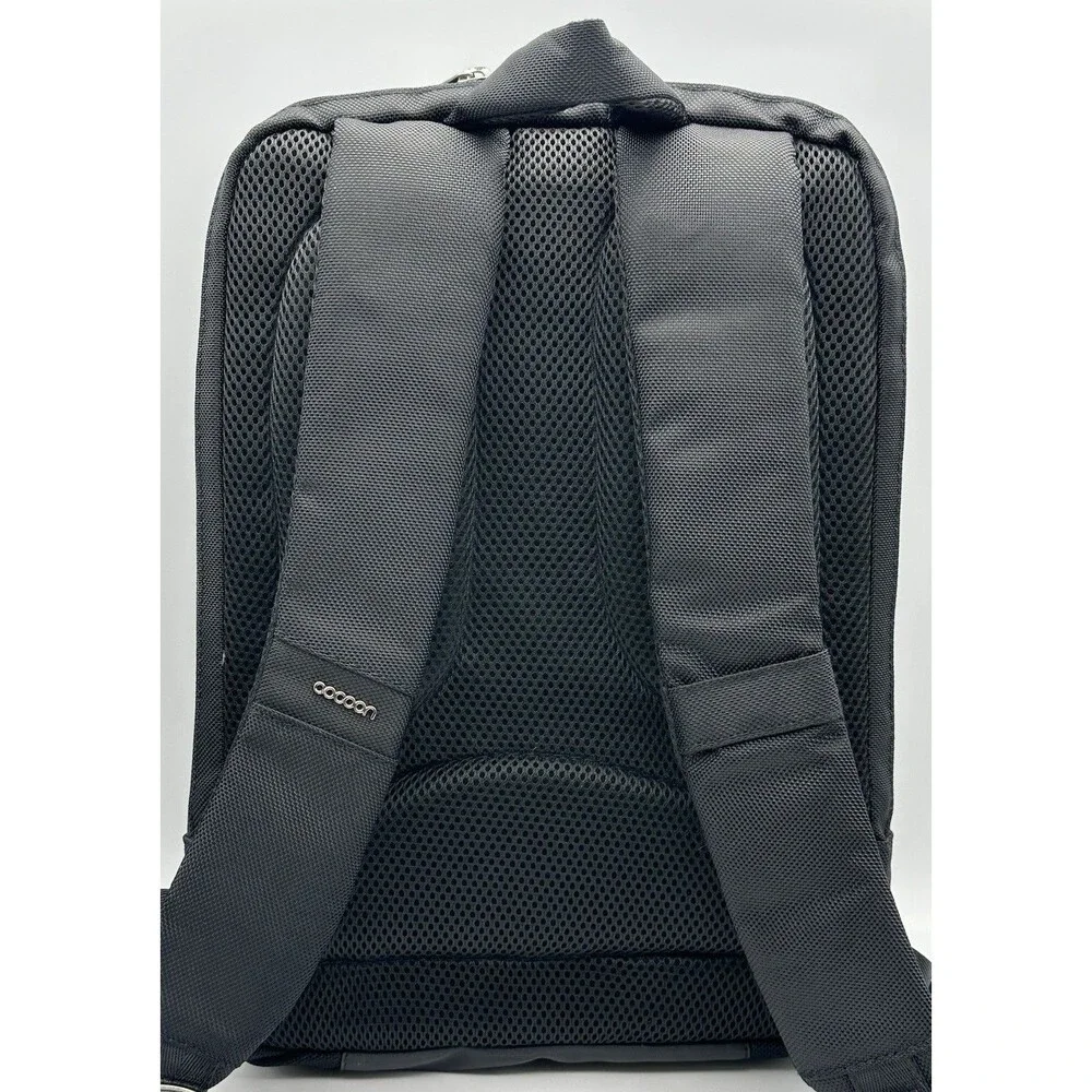 Cocoon Slim Tech 15.6 Laptop Backpack NBC Peacock Logo Grid-It Organizer Black
